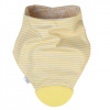 Saro Baby obojstranný slintáček s hryzátkom Yellow Saro Baby obojstranný slintáček s hryzátkom Yellow