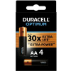 Alkalické batérie Duracell Optimum, 4 ks (AA) Alkalické batérie Duracell Optimum, 4 ks (AA)