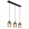 ZÁVESNÁ LAMPA GLOBO REID 15707-3H DREVO / ČIERNA ZÁVESNÁ LAMPA GLOBO REID 15707-3H DREVO / ČIERNA
