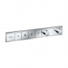 Hansgrohe RainSelect Batéria pod omietku na 4 spotrebiče, chróm 15382000-HG Hansgrohe RainSelect Batéria pod omietku na 4 spotrebiče, chróm 15382000-HG