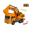 Auto stavebné rýpadlo 27cm zotrvačník, na batérie, svetlo, zvuk Auto stavebné rýpadlo 27cm zotrvačník, na batérie, svetlo, zvuk