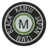 Koža na tágo Kamui Black 12mm, medium Koža na tágo Kamui Black 12mm, medium