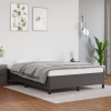 vidaXL Posteľný rám sivý 140x190 cm umelá koža vidaXL Posteľný rám sivý 140x190 cm umelá koža