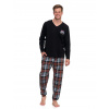 Moraj PDM 4600-011 pyžamo dĺžka/r M-2XL černá XXL Moraj PDM 4600-011 pyžamo dĺžka/r M-2XL černá XXL