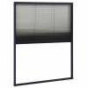 vidaXL sieťka proti hmyzu plisovaná na okná hliníková antracitová 60x80cm vidaXL sieťka proti hmyzu plisovaná na okná hliníková antracitová 60x80cm