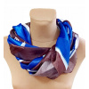 Šatka - Gworcoma hnedá, modrá šál (Módne námorníctvo zdieľané hodvábne šál) Šatka - Gworcoma hnedá, modrá šál (Módne námorníctvo zdieľané hodvábne šál)