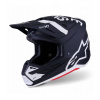 Prilba SUPERTECH S-M7 DASHER, ALPINESTARS (čierna/biela/matná) 2026 S Prilba SUPERTECH S-M7 DASHER, ALPINESTARS (čierna/biela/matná) 2026 S