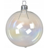 Vianočná Guľa priehľadná Vianočný stromček 8 cm 1 ks Vianočná Guľa priehľadná Vianočný stromček 8 cm 1 ks