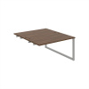 OFFICE PRO s.r.o. HOBIS prídavný stôl zdvojený - USD O 1400 R, orech OFFICE PRO s.r.o. HOBIS prídavný stôl zdvojený - USD O 1400 R, orech