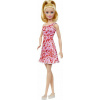 Mattel Mattel Barbie modelka - Ružové kvietkové šaty