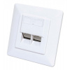 Intellinet 771900 zásuvka 2 x RJ-45 Biela (771900) Intellinet 771900 zásuvka 2 x RJ-45 Biela (771900)