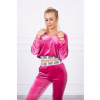 Velúrová súprava s kapucňou MI9104 fuchsia Univerzálna Fuchsia Velúrová súprava s kapucňou MI9104 fuchsia Univerzálna Fuchsia