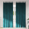 zahrada-XL Zatemňovacie závesy 2 pcs Tmavozelená 140 x 245 cm Zamat 4107221 zahrada-XL Zatemňovacie závesy 2 pcs Tmavozelená 140 x 245 cm Zamat 4107221