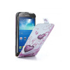 Puzdro Flip Vertical pre Samsung Galaxy S3 /i9300/ vzor srdce ružové.