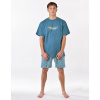 GINA Pánske bavlnené pyžamové krátke nohavice s potlačou | 79190P - mesiac dunaj, M GINA Pánske bavlnené pyžamové krátke nohavice s potlačou | 79190P - mesiac dunaj, M