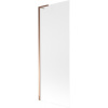 Mexen Next L, 1-krídlová vaňová zástena 70 x 150 cm, 6mm sklo námraza, ružové zlato profil, 895-070-000-03-30-60 Mexen Next L, 1-krídlová vaňová zástena 70 x 150 cm, 6mm sklo námraza, ružové zlato profil, 895-070-000-03-30-60
