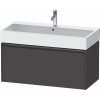 DURAVIT Ketho 2 závesná skrinka pod umývadlo, 1 zásuvka, 984 x 460 x 440 mm, grafit super matná, K25078080800000 DURAVIT Ketho 2 závesná skrinka pod umývadlo, 1 zásuvka, 984 x 460 x 440 mm, grafit super matná, K25078080800000