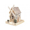 Woodcraft Drevené 3D puzzle veterný mlyn Woodcraft Drevené 3D puzzle veterný mlyn