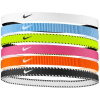 Nike Flex Classic Headbands 6PK růžová/bílá (887791799005) Nike Flex Classic Headbands 6PK růžová/bílá (887791799005)
