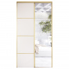 MEBLINE Posuvné dvere na šatníkovú skriňu MERV F10 120 kašmír MEBLINE Posuvné dvere na šatníkovú skriňu MERV F10 120 kašmír