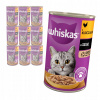 WHISKAS vlhké krmivo pre mačky s kuracím mäsom v omáčke, konzerva 400 g WHISKAS vlhké krmivo pre mačky s kuracím mäsom v omáčke, konzerva 400 g