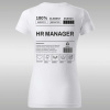 HR Manager - Dámske Tričko HR Manager - Dámske Tričko
