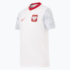 Detský futbalový dres Nike Dri-Fit Poland Home 2026 white/field silver Detský futbalový dres Nike Dri-Fit Poland Home 2026 white/field silver