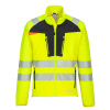 Portwest DX481 DX4 Hi-Vis Zip Base Reflexná bunda žltá/čierna 4XL Portwest DX481 DX4 Hi-Vis Zip Base Reflexná bunda žltá/čierna 4XL