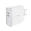 TRUST nabíječka MAXO 65W, 2x USB-C, bílá 25381 Trust TRUST nabíječka MAXO 65W, 2x USB-C, bílá 25381 Trust