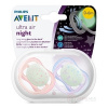 Philips Avent cumlík ultra air nočný dievča 2 ks 901839 Philips Avent cumlík ultra air nočný dievča 2 ks 901839