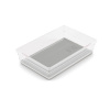 Organizér Curver® SISTEMO 7, priesvitný/sivý, 15,5x22,5x5 cm, do zásuvky Organizér Curver® SISTEMO 7, priesvitný/sivý, 15,5x22,5x5 cm, do zásuvky