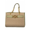 Dámska kabelka cez rameno Guess púdrovej farby, nákupná taška 40 x 30 x 15 cm Dámska kabelka cez rameno Guess púdrovej farby, nákupná taška 40 x 30 x 15 cm