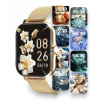 SMARTWATCH zlaté hodinky SMARTBAND Krokomer Kalórie Pulzometer SMARTWATCH zlaté hodinky SMARTBAND Krokomer Kalórie Pulzometer