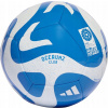 Futbalová lopta Adidas Oceaunz Club HZ6933 Futbalová lopta veľ. , biela a modrá Futbalová lopta Adidas Oceaunz Club HZ6933 Futbalová lopta veľ. , biela a modrá