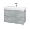 Dreja Umývadlová skrinka VARIANTE SZZ2 85 pre úmyvadlo Laufen Pro S - D01 Betón / D01 Betón Dreja Umývadlová skrinka VARIANTE SZZ2 85 pre úmyvadlo Laufen Pro S - D01 Betón / D01 Betón