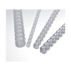 Eurosupplies plastové chrbty A4 12,5 mm biele 100 ks