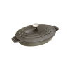 Staub liatinový pekáč s vekom oválny 23 cm/1 l sivý, 40509-581 Staub liatinový pekáč s vekom oválny 23 cm/1 l sivý, 40509-581