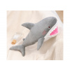 LEAN TOYS Plyšová hračka - žralok maskot 50 cm sivá LEAN TOYS Plyšová hračka - žralok maskot 50 cm sivá