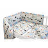Baby Nellys 3-dielna sada Mantinel s povlečením Srnečci šedá roz. 135 x 100 cm Baby Nellys 3-dielna sada Mantinel s povlečením Srnečci šedá roz. 135 x 100 cm