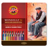 ICO: Koh-I-Noor Mondeluz 3724 Aquarell 24 dielny set farebných ceruziek v kovovom zásobníku ICO: Koh-I-Noor Mondeluz 3724 Aquarell 24 dielny set farebných ceruziek v kovovom zásobníku