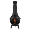 Vevor Chiminea 22 inch guľatá záhradná pec na drevo s grilom a komínom QXYCL22INCHLX96AMV0 Vevor Chiminea 22 inch guľatá záhradná pec na drevo s grilom a komínom QXYCL22INCHLX96AMV0