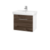 Dreja Umývadlová skrinka SOLO SZZ 55 - N01 Biela lesk / Úchytka T05 / D25 Teak Dreja Umývadlová skrinka SOLO SZZ 55 - N01 Biela lesk / Úchytka T05 / D25 Teak