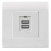 Intellinet 772211 zásuvka USB A Biela (772211) Intellinet 772211 zásuvka USB A Biela (772211)