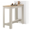 Barový stôl Modesto, béžový kašmír/dub evoke Barový stôl Modesto, béžový kašmír/dub evoke
