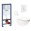 Siko Závěsný WC set do lehkých stěn / předstěnová montáž SAT Infinitio GRSIN11SASH0 Siko Závěsný WC set do lehkých stěn / předstěnová montáž SAT Infinitio GRSIN11SASH0