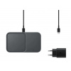 EP-P5400TBE Samsung DUO podložka pre bezdrôtové nabíjanie Black + adaptér EP-P5400TBE Samsung DUO podložka pre bezdrôtové nabíjanie Black + adaptér
