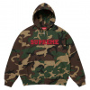 Supreme Collegiate Appliqué Zip Up Hooded Sweatshirt 'Woodland Camo' Veľkosť: L Supreme Collegiate Appliqué Zip Up Hooded Sweatshirt 'Woodland Camo' Veľkosť: L
