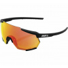 100% Racetrap, okuliare - Soft Tact Black - HiPER Red Multilayer Mirror Lens 100% Racetrap, okuliare - Soft Tact Black - HiPER Red Multilayer Mirror Lens