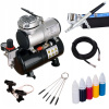 Airbrush set FENGDA: Kompresor AS-186 a pištoľ BD-130 + hadica + stojan + kefky + farby (AIRBRUSH SET: PIŠTOL FENGDA BD-130 + KOMPRESOR AS-186 + FARBY + STOJAN +ČISTIACE KEFKY + HADICA) Airbrush set FENGDA: Kompresor AS-186 a pištoľ BD-130 + hadica + stojan + kefky + farby (AIRBRUSH SET: PIŠTOL FENGDA BD-130 + KOMPRESOR AS-186 + FARBY + STOJAN +ČISTIACE KEFKY + HADICA)