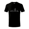 EKG šach - Tričko detské bavlnené - 122 cm/6 rokov ( Čierna ) EKG šach - Tričko detské bavlnené - 122 cm/6 rokov ( Čierna )